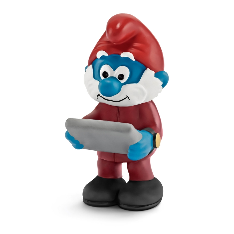 papa smurf figurine