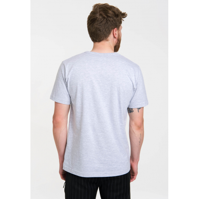 Camiseta Algod N Logoshirt Retrato Ast Rix Gris Brezo