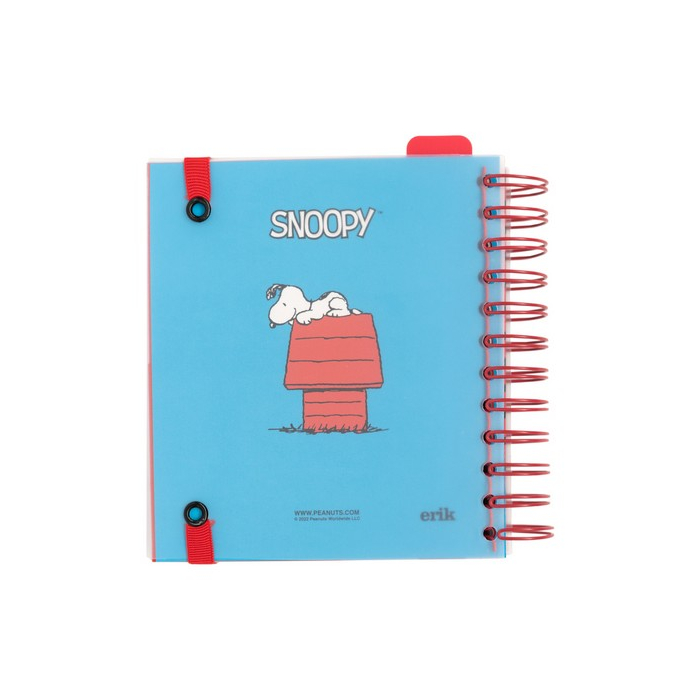 Agenda Escolar Erik Peanuts Snoopy X Cm