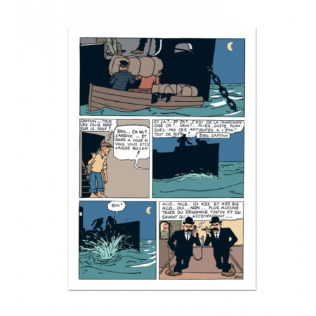 Album Les Aventures de Tintin T4 Les Cigares du Pharaon EO colorisé