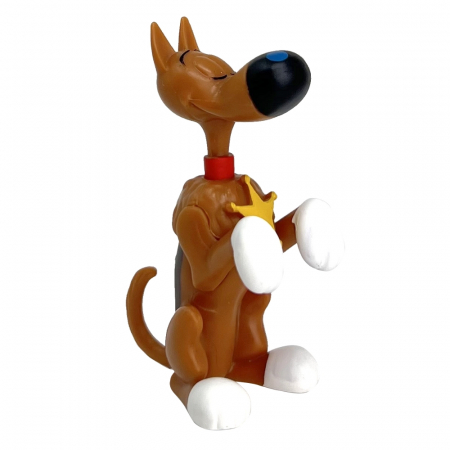 Figurine De Collection Plastoy Lucky Luke Rantanplan Assis