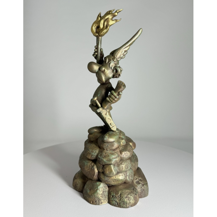 Figura en bronce Pixi Astérix La Libertad Iluminando el Mundo 22cm 4126