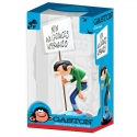 Figurine De Collection Plastoy Gaston Lagaffe Avec Sa Pancarte