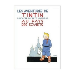 Póster Moulinsart albúm de Tintín en el país de los Soviets 22230 (70x50cm)