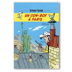 Decorative magnet Lucky Luke, Un cowboy à Paris (55x79mm)