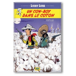 Aimant magnet décoratif Lucky Luke, Un cowboy dans le coton (55x79mm)