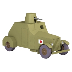 Collectible car Tintin, the Japanese armoured vehicle Nº42 1/24 (2020)