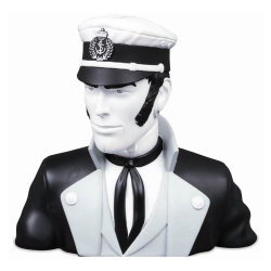 Buste en résine Corto Maltese Moulinsart en noir et blanc 22cm - 46967100 (2021)