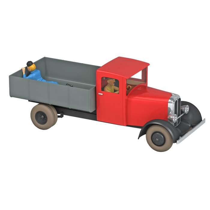 Voiture de collection Tintin, le camion rouge dans Le Lotus Bleu. Nº49 1/24 (2021)