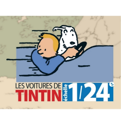 Voiture de collection Tintin, la caravane des touristes dans L'île noire Nº51 1/24 (2021)