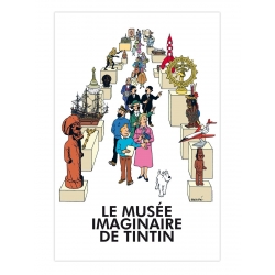 Poster Affiche Moulinsart Le Musée imaginaire de Tintin 23004 (40x60cm)