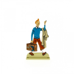 Figurine de collection Tintin en pull bleu 8,5cm (42502)