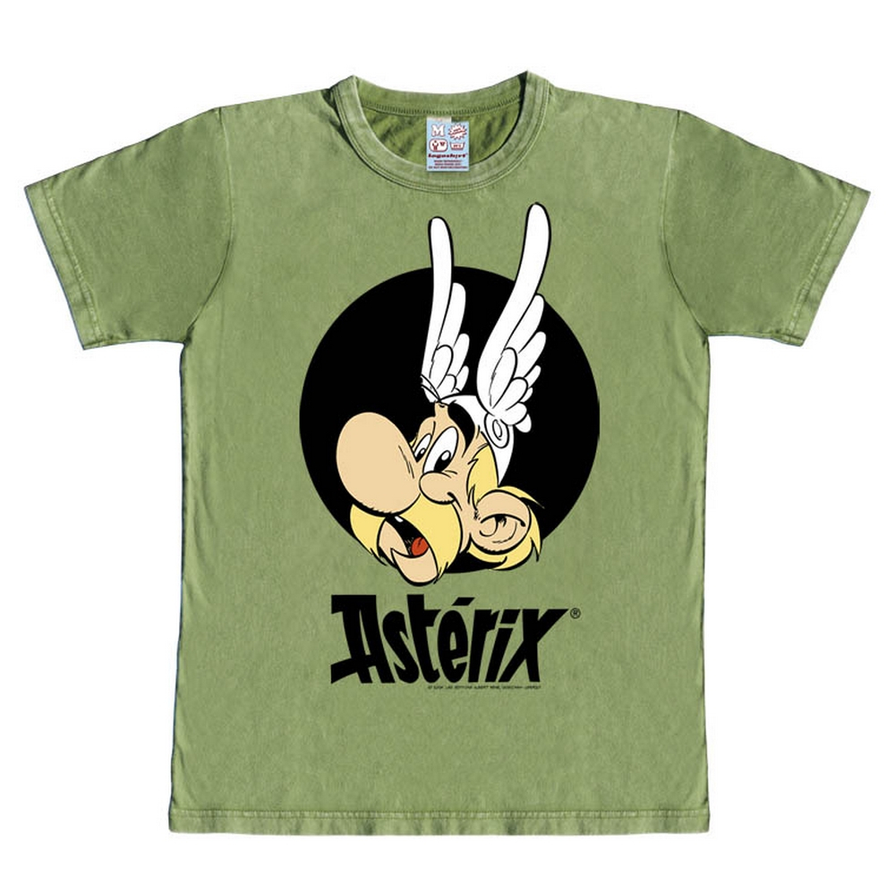 cotton | Asterix eBay 100% T-shirt Logoshirt® (Khaki) Portrait