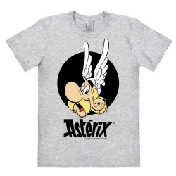 100% Asterix (Heather Gray) Portrait cotton Logoshirt® T-shirt