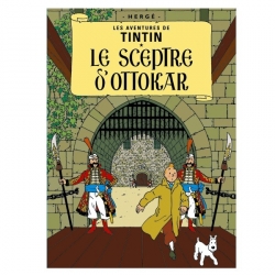 Poster Moulinsart Album de Tintin: Le sceptre d'Ottokar 22070 (70x50cm)