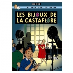 Carte postale album de Tintin: Les bijoux de la Castafiore 30089 (15x10cm)