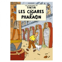 Postal del álbum de Tintín: Los cigarros del faraón 30072 (15x10cm)