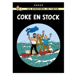 Postal del álbum de Tintín: Stock de coque 30087 (15x10cm)