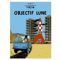 Postal del álbum de Tintín: Objetivo: la Luna 30084 (15x10cm)