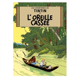 Carte postale album de Tintin: L'oreille cassée 30074 (15x10cm)