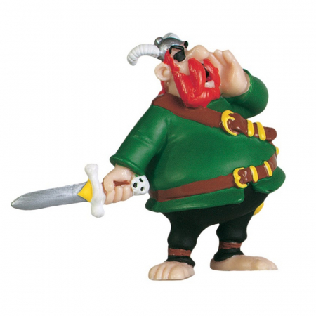 Figurine de collection Plastoy Astérix le pirate Barbe Rouge 60517 2023