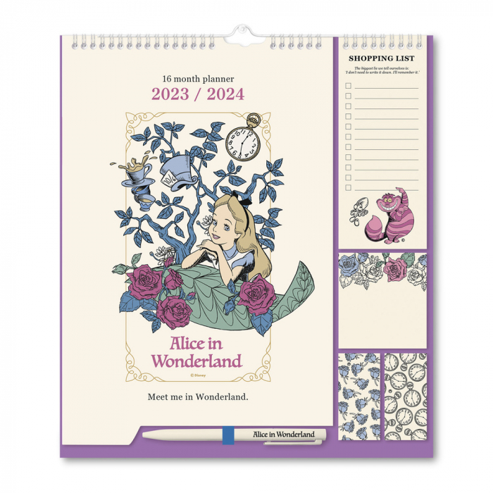  Grupo Erik Calendar 2024 Wall One Piece - Wall Calendar 2024 -  Monthly Planner 30x30cm