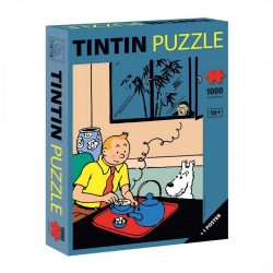 Puzzle enfant 25 pièces Kiub Le Petit Prince en avion (17,5x17,5cm)