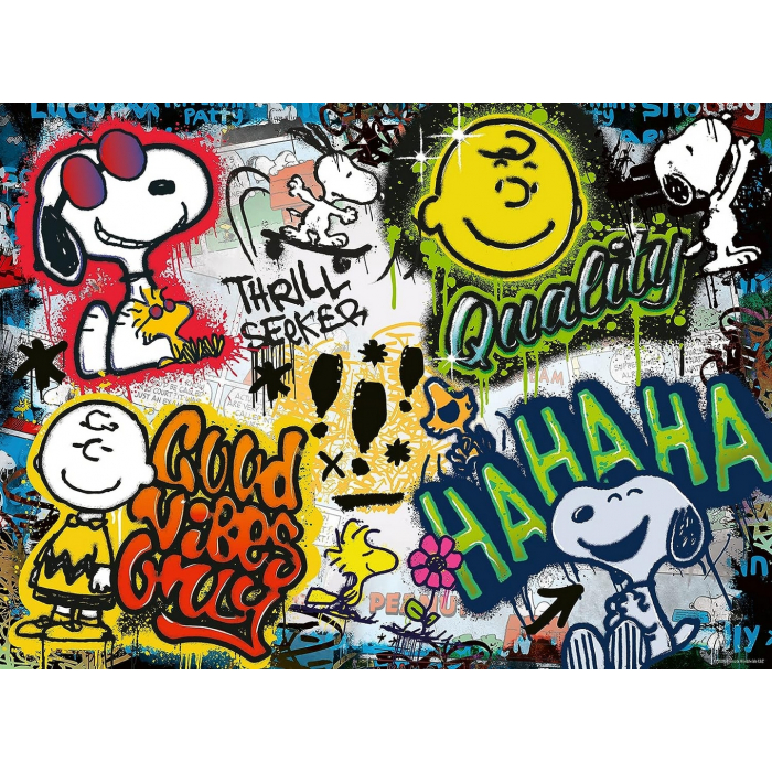 Collectible puzzle Ravensburger Peanuts, Snoopy Graffiti (70x50cm)