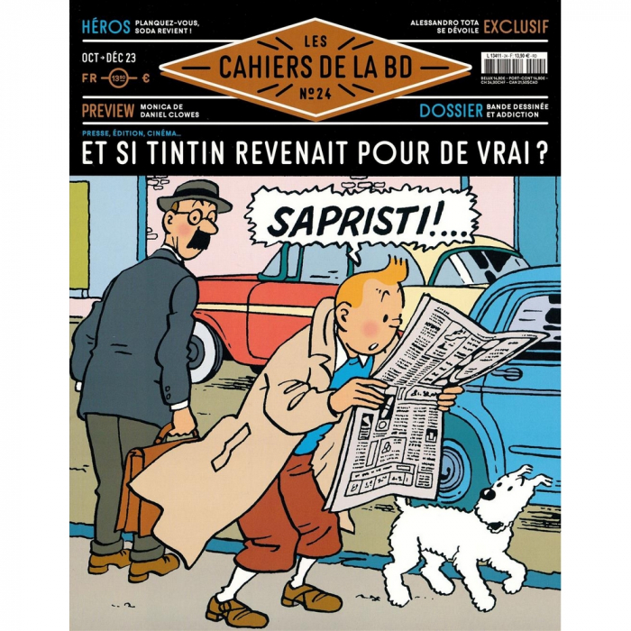 Revue Les Cahiers de la BD Journal de Tintin N°24 (2023)