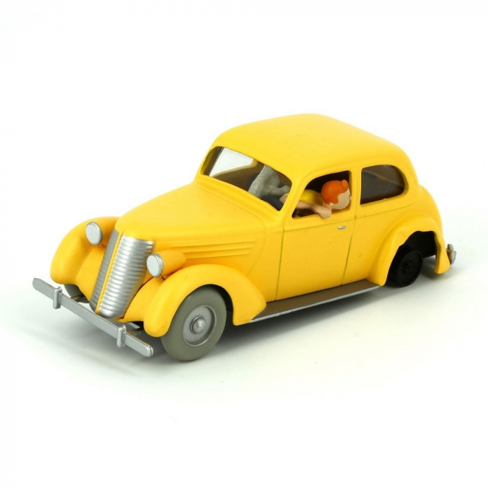 Voiture de collection Tintin La voiture jaune accidentée Nº10 29510 (2013)