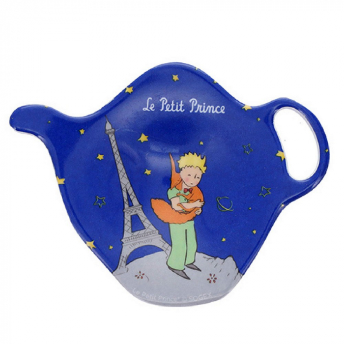 Tea bag holder Kiub The Little Prince (hugging the Fox and Eiffel Tower)