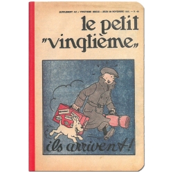 Carnet de notes Tintin Le Petit vingtième ils arrivent ! 12,5x20cm (54361)