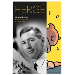 Affiche de l'Exposition d'Hergé au Grand Palais Tintin 24062 (40x60cm)