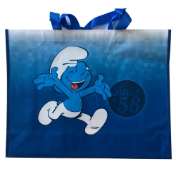 Bolsa impermeable azul Puppy Los Pitufos Born in 58 31x12x40cm (755344)