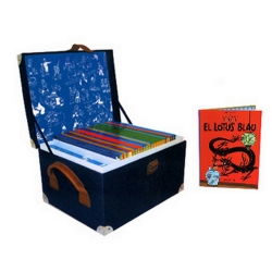 Coffret valise de collection des albums des aventures de Tintin (Catalan)