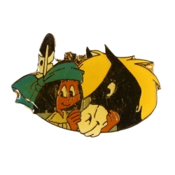 Pin's Yakari with his horse Little Thunder Golden Version (Casterman 92)
