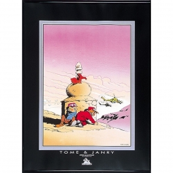 Poster Offset Tome & Janry Spirou and Fantasio in the Tibet (60x80cm)