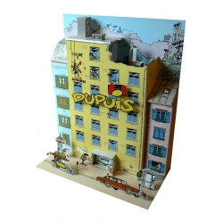 Collectible diorama Toubédé Editions Gaston Lagaffe: The editorial staff (2017)
