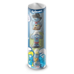 Series Tube of 3 figures Plastoy The Smurfs Eveil 60846 (2017)