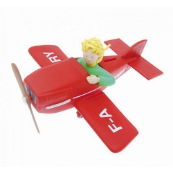 Tirelire figurine Plastoy Le Petit Prince dans son avion 80028 (2016)