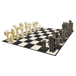 Jeux d'échecs en résine avec figurines d'Astérix et Obélix Plastoy 00507 (2017)