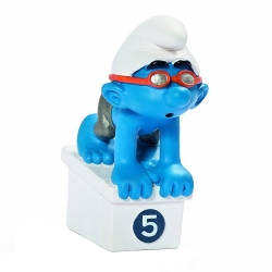 Figurine Schleich® - Le Schtroumpf nageur Equipe Olympique Belge 2012 (40266)