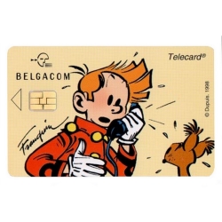 Collectible Phone Card Belgacom Spirou (1998)