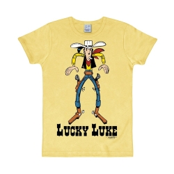 T-shirt 100% cotton Logoshirt® Lucky Luke Cowboy (Yellow)