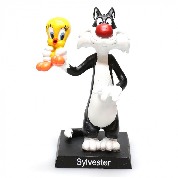 Figurine De Collection Warner Bros Looney Tunes Titi Et Grosminet 7cm