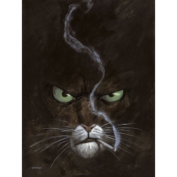 Poster offset Blacksad Juanjo Guarnido, Smoking Portrait (18x24cm)