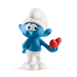 The Smurfs Schleich® Figure - Smurf with heart (20817)
