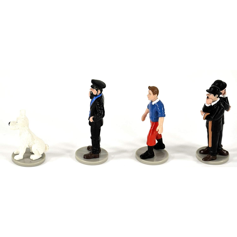 tintin and snowy figurines