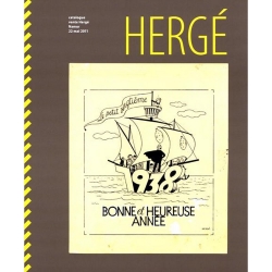 Catálogo de la subasta Rops Hergé en Namur en 2011 Tintín (24249)