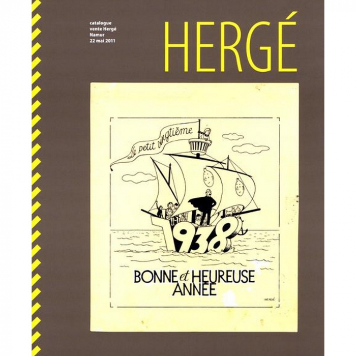 Catálogo de la subasta Rops Hergé en Namur en 2011 Tintín (24249)